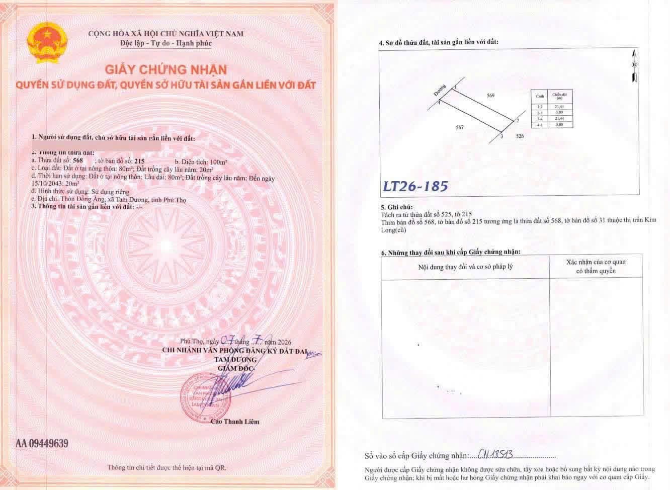 04 lô F0 tại trục chính Đồng Ăng - Kim Long Tam Dương chỉ  1.050 tỷ/lô — ảnh 5